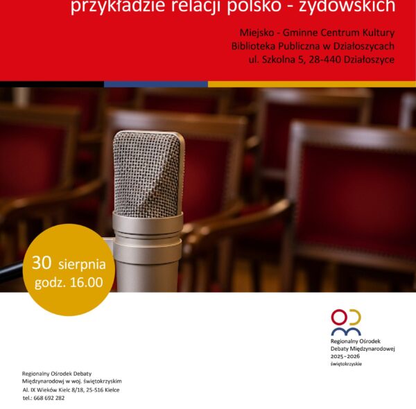 Debata o promocji polskiej kultury na przykładzie relacji polsko-żydowskich.