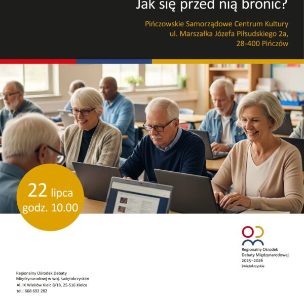 Wykład pt. “Dezinformacja – jak się przed nią bronić?” 